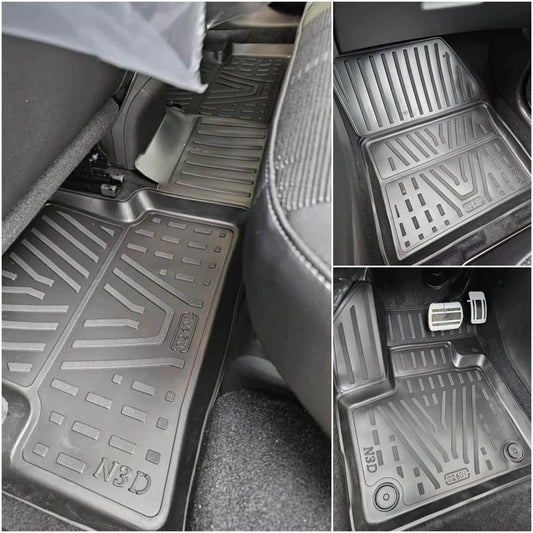 tapis de sol 3D silicone avant arriere ,