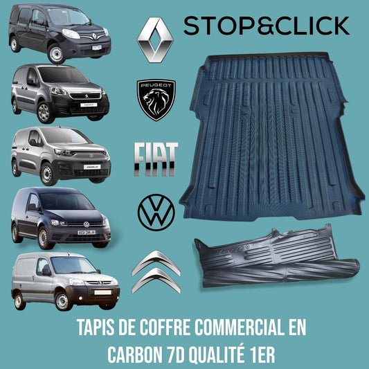 Tapis coffre voiture commercial TPE qualité 1er