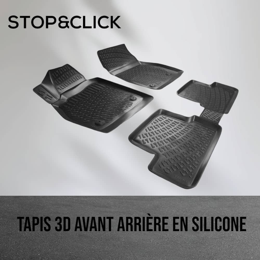 tapis de sol 3D silicone avant arriere